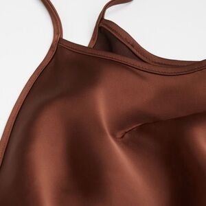 H&M satin slip dress size Medium calf length NWT